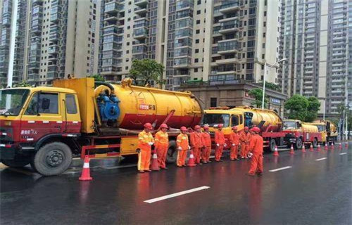 沔城回族镇市政管道清淤